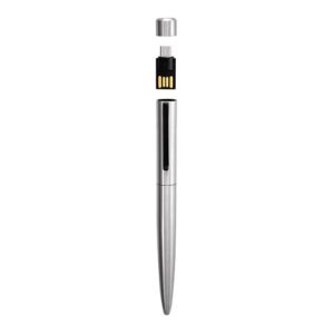 BOLÍGRAFO USB 8 GB ELZ - PLATA